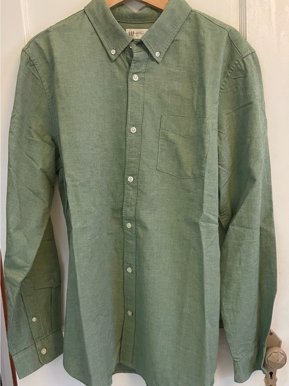 GAP Classic Green Button-Down Men's Shirt